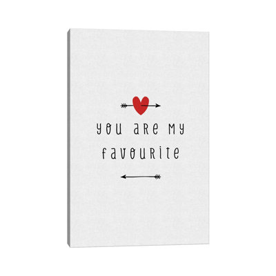 «You Are My Favorite» par Orara, reproduction d'art textuel