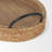 Lally Trays Are Crafted From Solid Wood, Its Exterior Wrapped In Natural Jute Along With Two Matte Black Metal Handles.