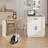 76" Kitchen Island With Expandable Solid Wood Top-1734429260