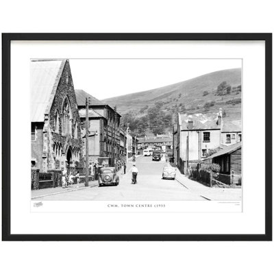 Cwm, Town Centre C1955 - Single Picture Frame Print