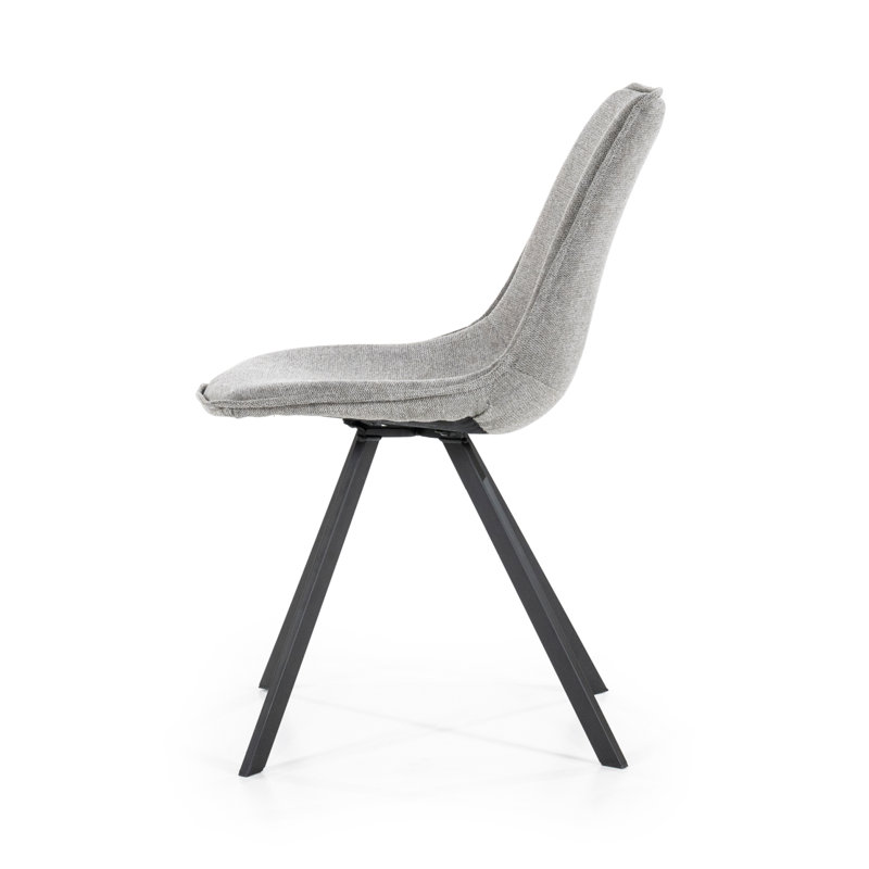 Upholstered Dining Chair, Gray