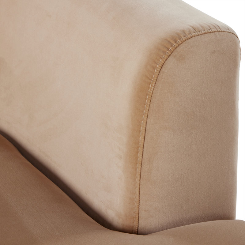 Deandra Chaise Lounge, Brown