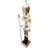 60" White & Gold Nutcracker