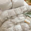 Housse de couette 100% coton de taille grand - Ensemble de housse de couette en lin synthétique (ensemble de 3)-125054364-125054365