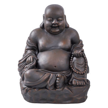 World Menagerie Arnault Standing Laughing Buddha Statue