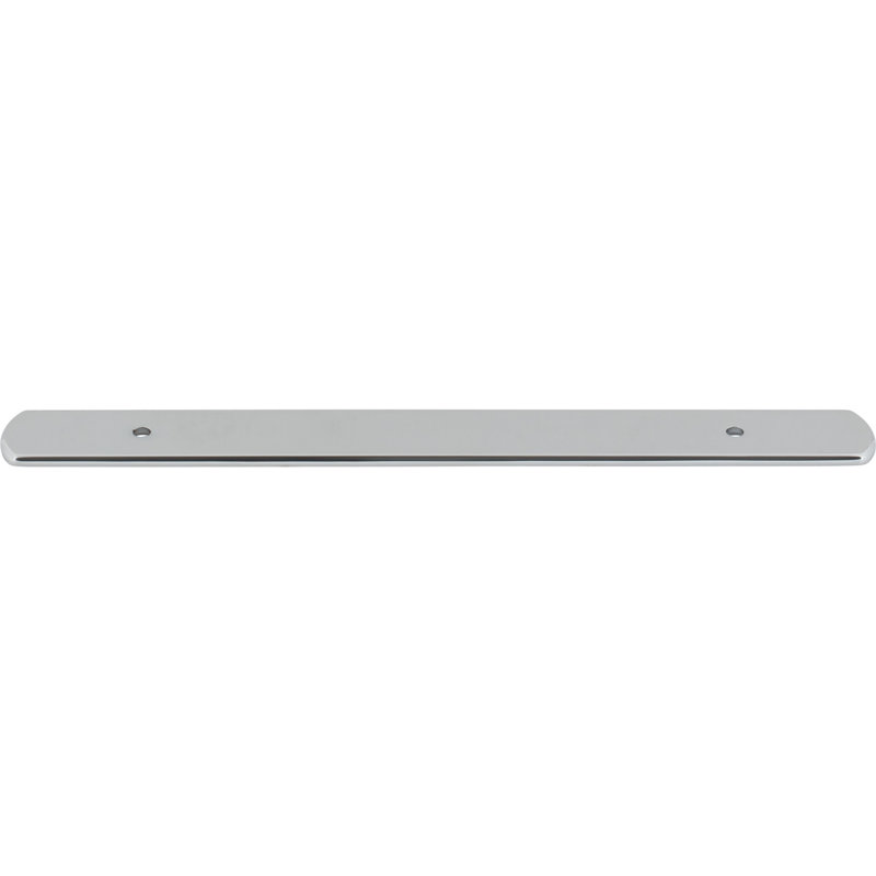 Wescott Pull Backplate, Polished Chrome