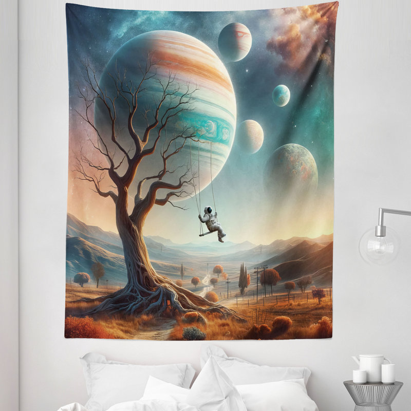 Tapisserie en microfibre, H 88 po x l 68 po