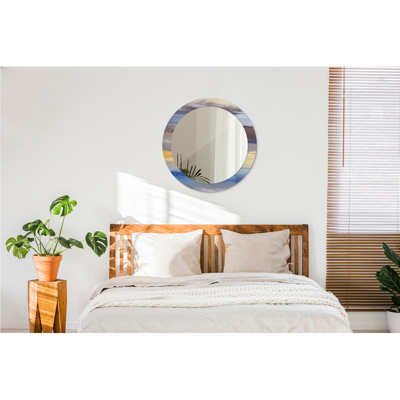 Huldar Glass Flat Wall Mirror