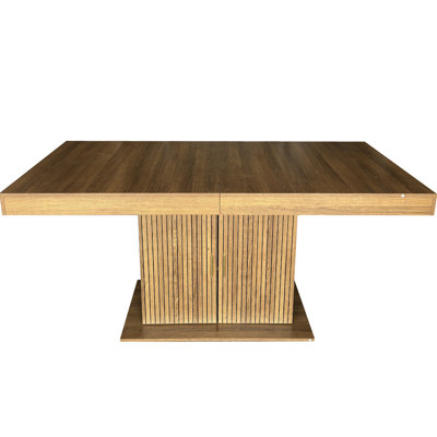 Expandable Dining Table With Storage Modern Minimalist Dining Table For 6-10 People