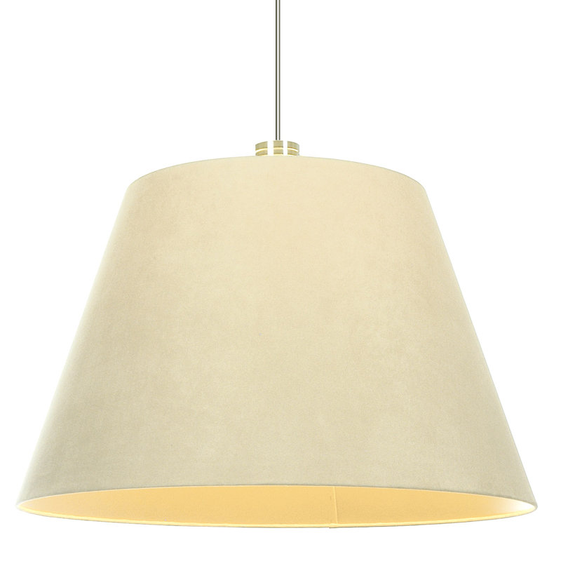 Renteria 39 cm H Empire Pendant Shade ( Screw On ), Cream