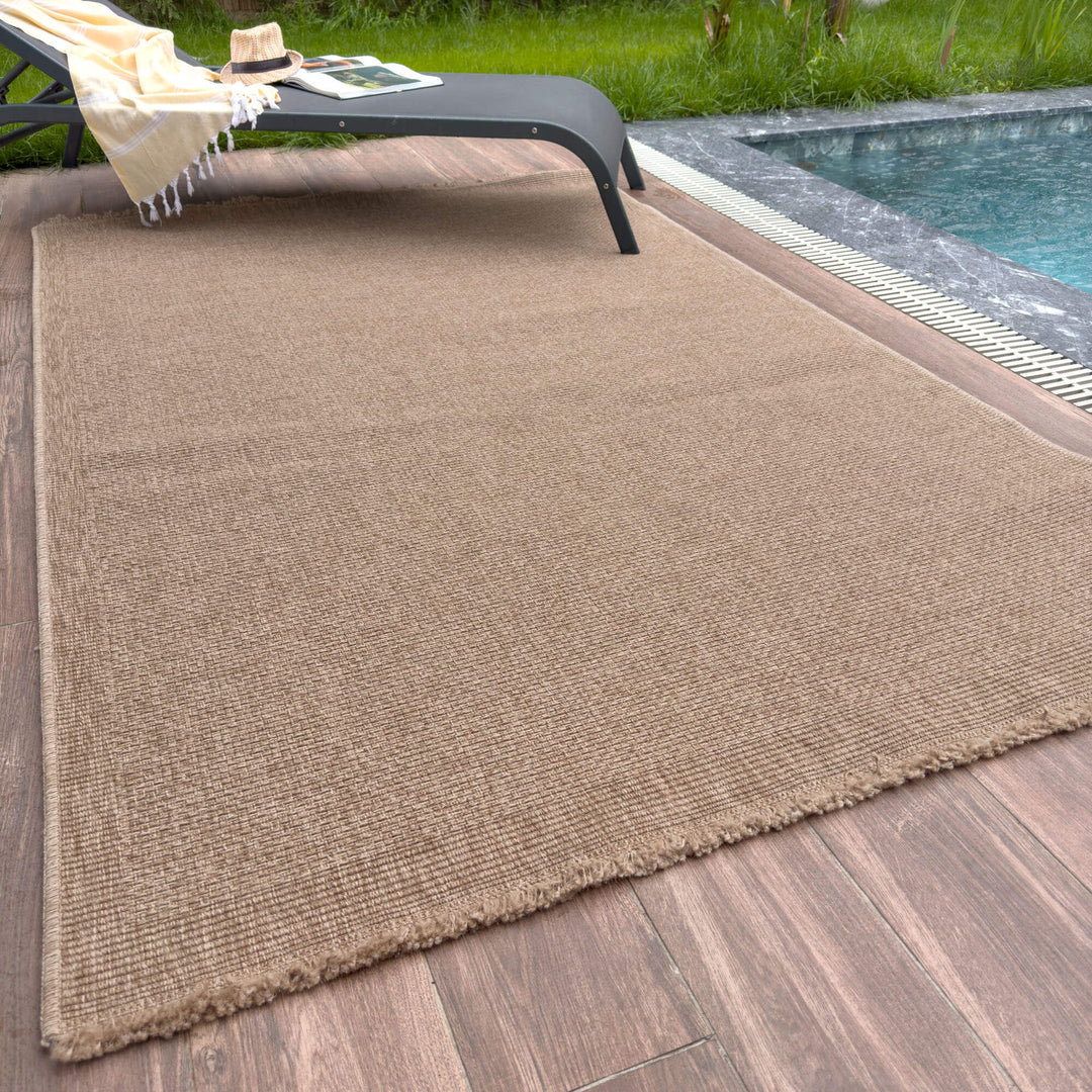 Nature Collection Chequered Indoor / Outdoor Area Rug