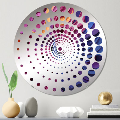 Hershal - Miroir mural spiralé