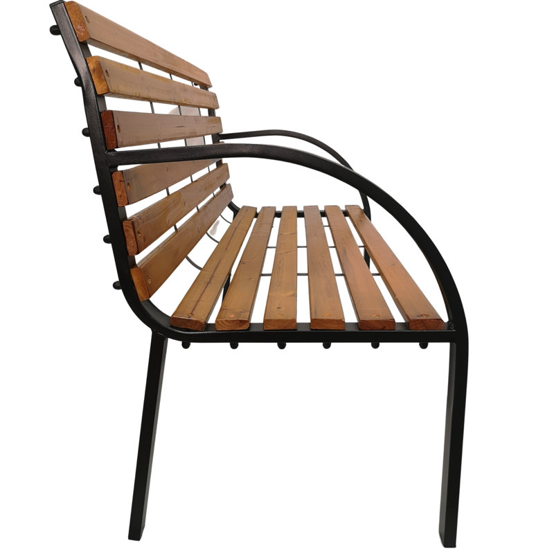 Abdimajid Solid Wood Outdoor Bench
