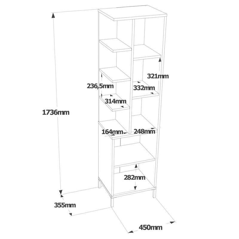 Multi Purpose Cabinet, Blanc