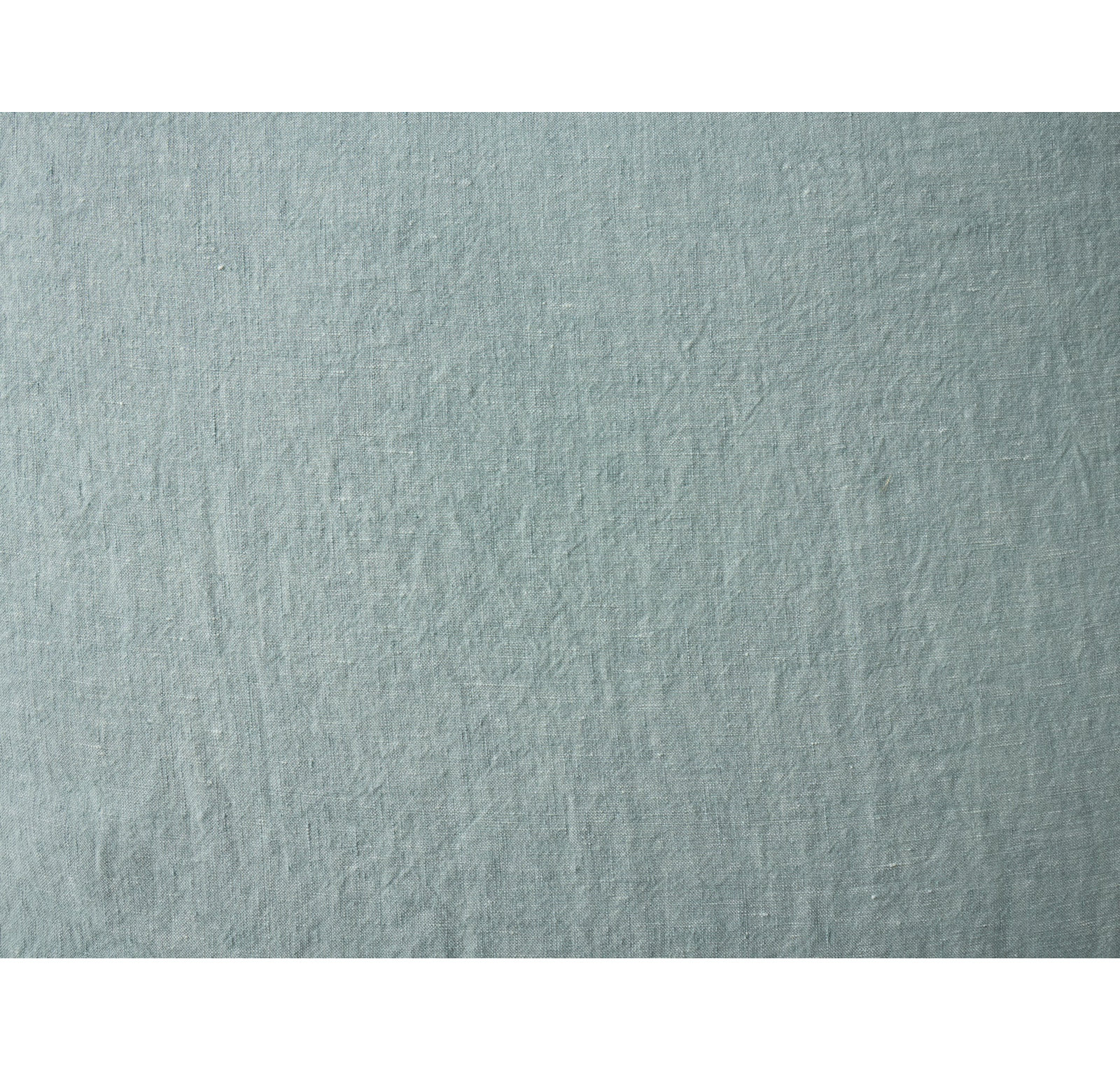 Organic Relaxed Belgian Flax Linen Standard Sheet Set, Queen Sheet Set with 2 Pillowcases, Pacific Blue Chambray