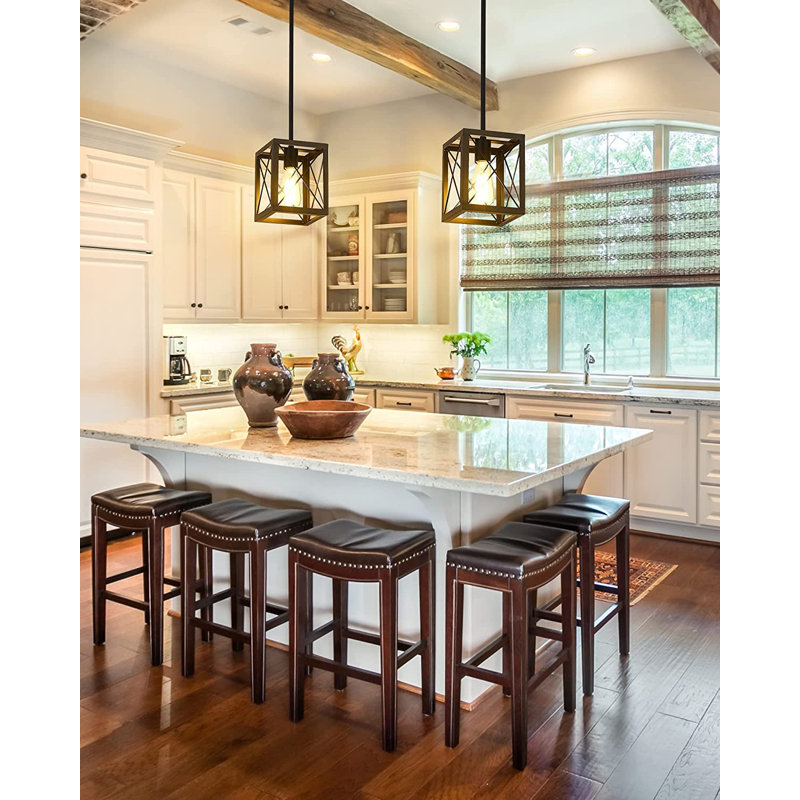 1 - Light Matte Black Lantern Pendant