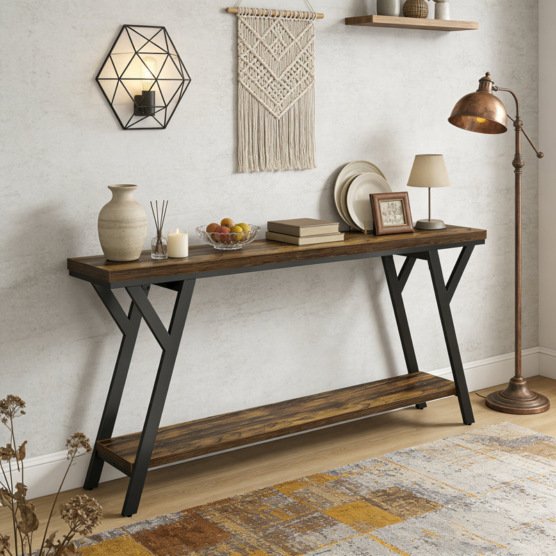 70.9 Inch Narrow Long Console Table