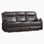 Ensemble 2 pièces de fauteuil inclinable manuel en microfibre Karston-1552186047