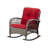 Weather-Resistant Rattan Outdoor Chair - PE Rattan, Steel Frame & Plush Cushions-1249048203