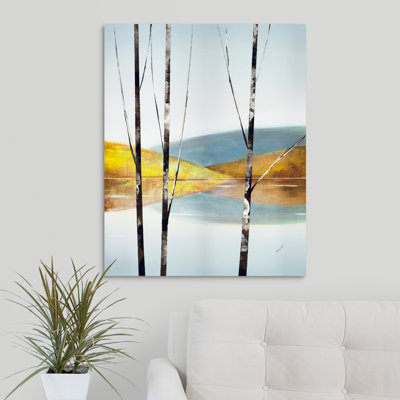 « calme eaux vi », peinture sur toile