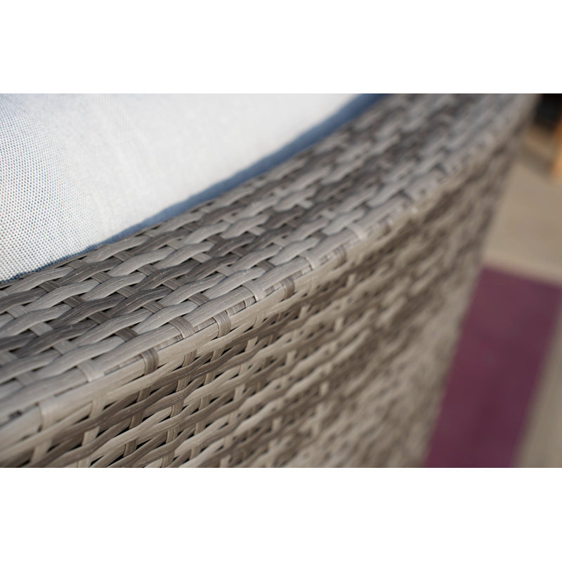 Ensemble de conversation modulaire avec coussins 6 pièces Dripping Springs, Gris