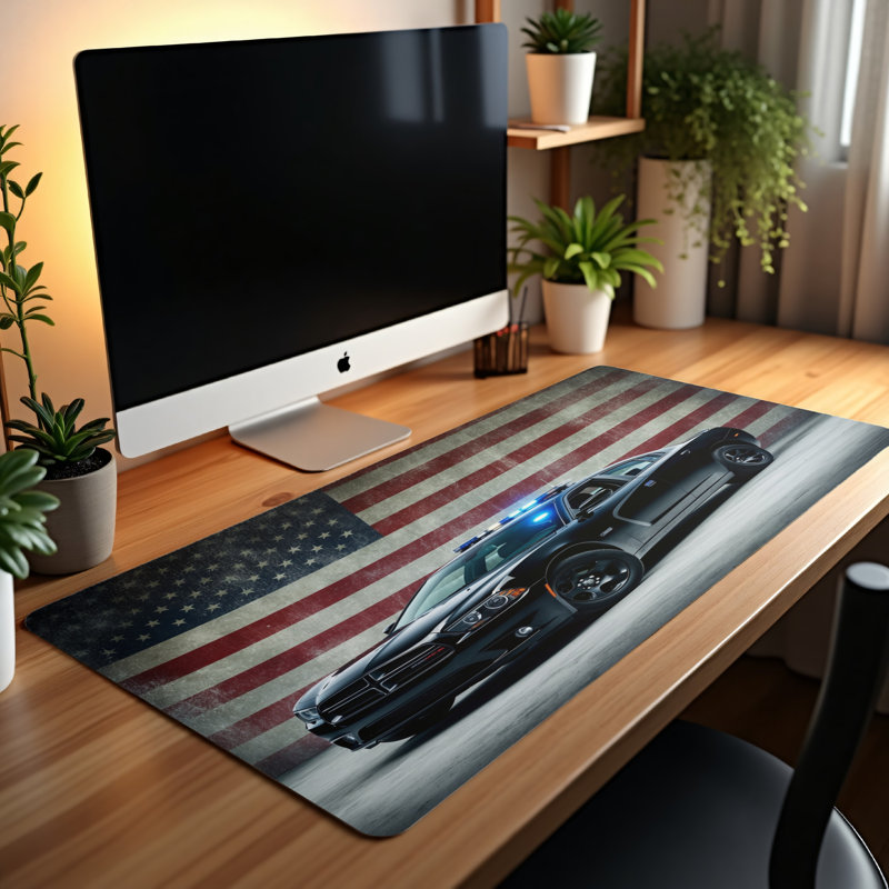 Polyester Desk Pad, 14.4x12.1