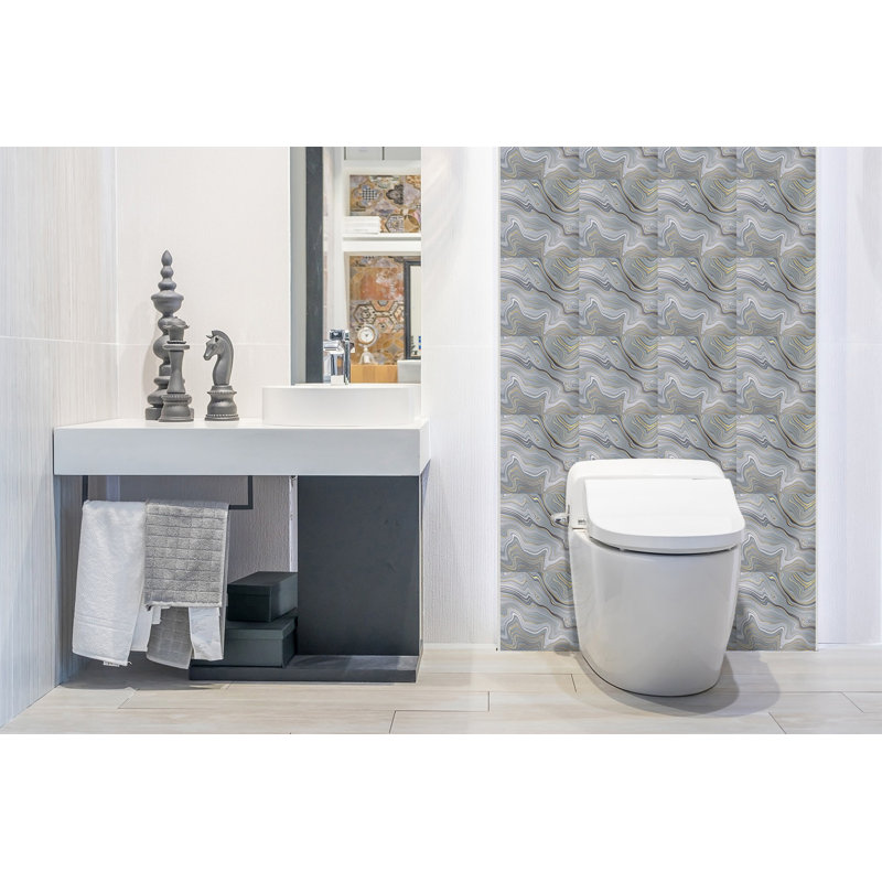 Self Adhesive Vinyl Splashback 39,37x19,68 Inch Wall Tiles Wall Stickers Tile Peel and Stick Sticker