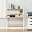 Bureau d'ordinateur compact avec tiroir de rangement et tablettes pour petits espaces