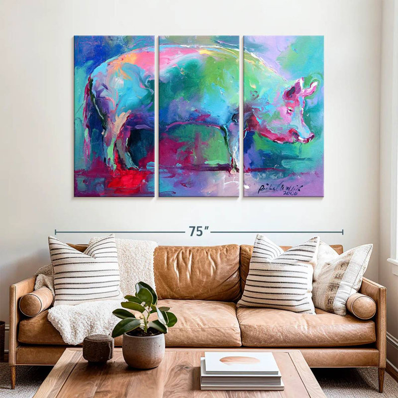 Brampt Pig II, 42" H x 65" W