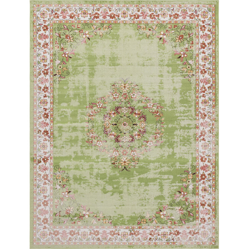 Oriental Indoor Rug, Rectangle 9' x 12'