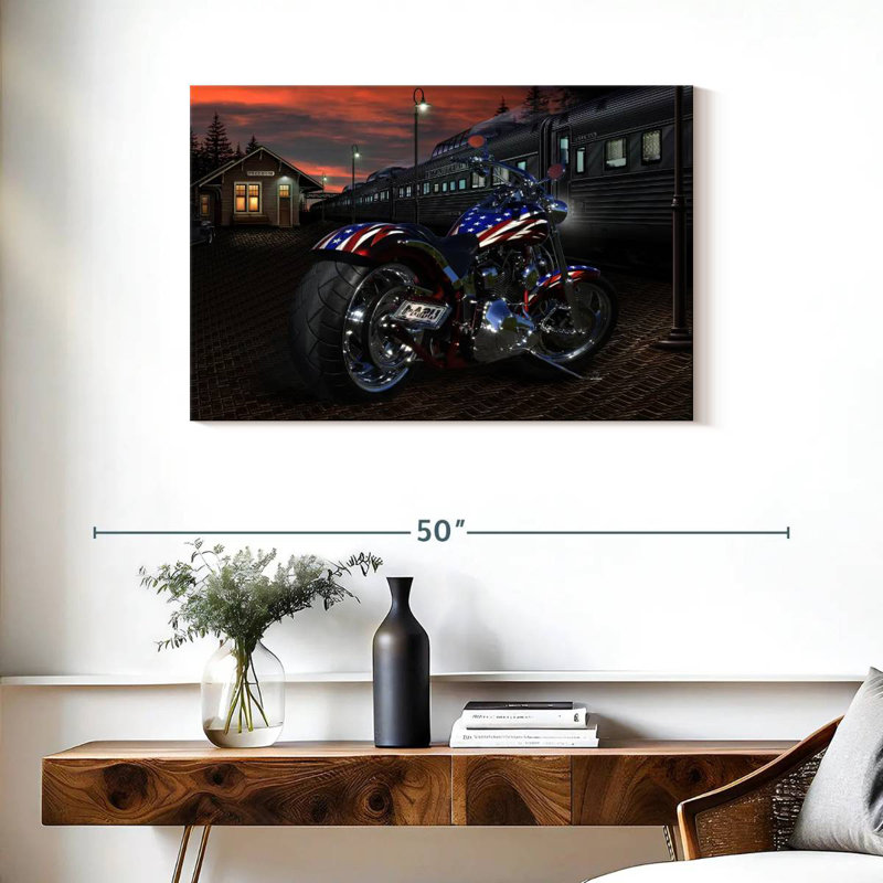 Mehar Custom Built Bike, 24" H x 36" W