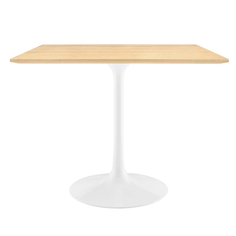 Lippa Square Wood Grain Dining Table, Natural, 36" L x 36" W