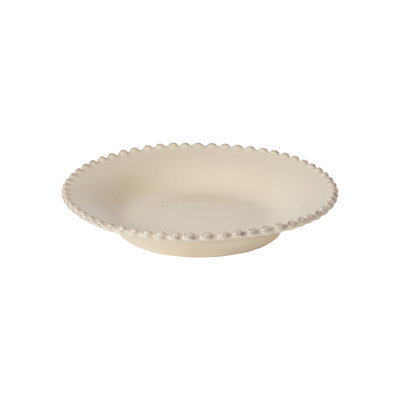 Pearl 21oz. Handmade Stoneware Pasta Plate