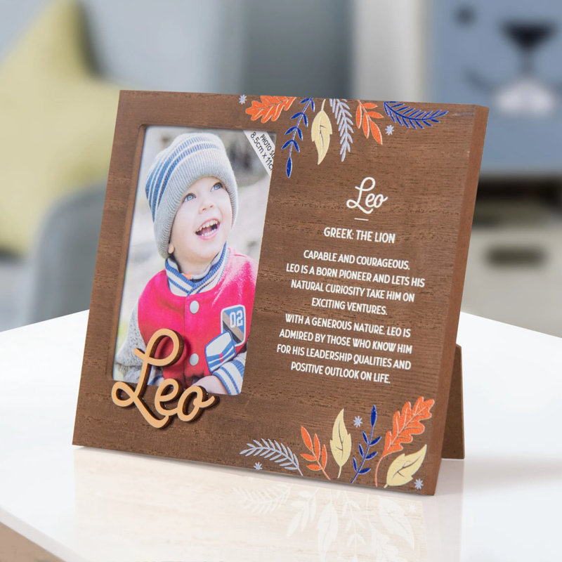 Hazella Tan Solid + Manufactured Wood Picture Frame
