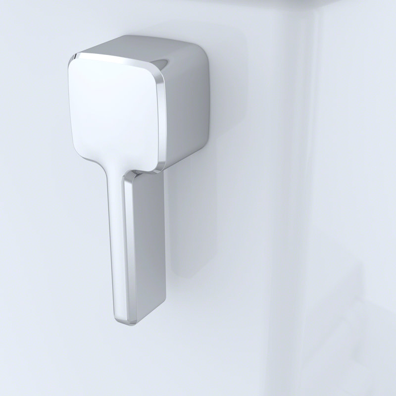 Connelly® 1.28 GPF S7 Auto Flush Elongated Floor Mounted Two-Piece Toilet (Seat Included)