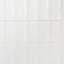 Nabi Subway 4.5x9 Fluted Ridged Crackled Glossy Glass Tile-358377044