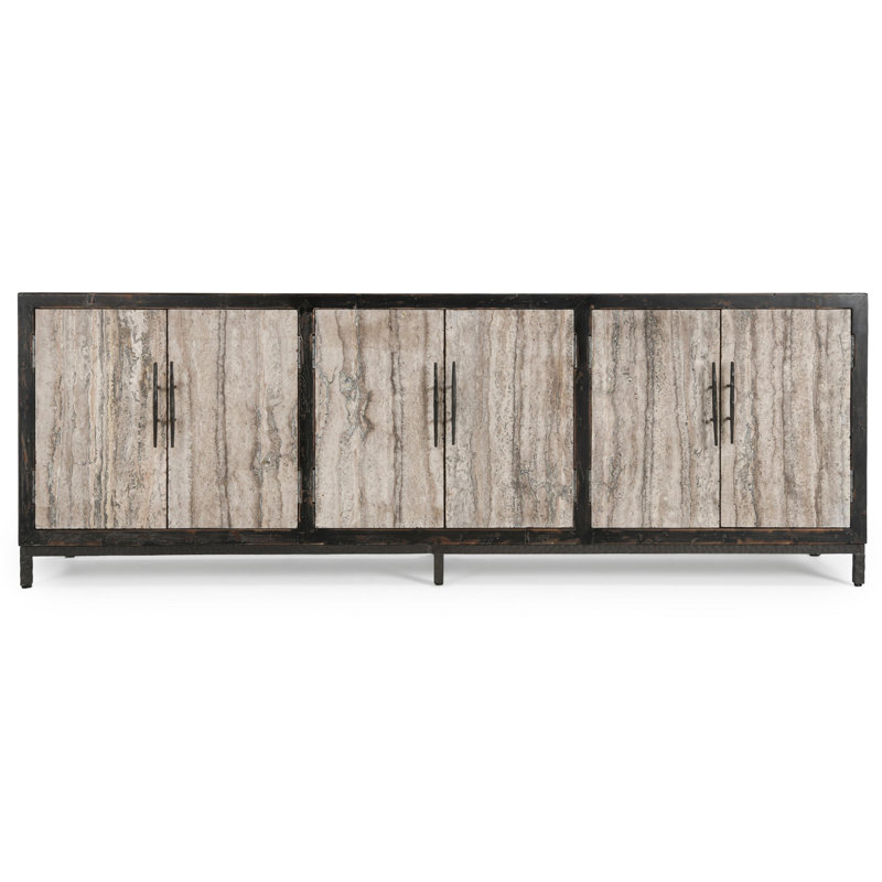 Buffet en bois de pin récupéré Lisbon