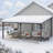 Hardtop Gazebo With Galvanized Steel Sloping Roof-124065810
