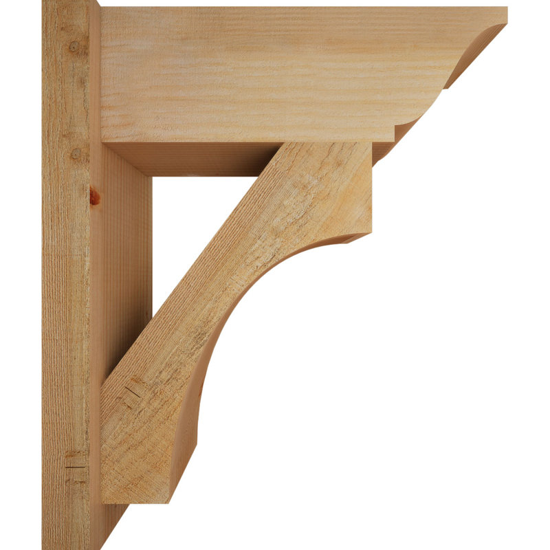 Persienne en bois Westlake, P 20 po x H 24 po, Sapin Douglas de 8 po (sciage brut)