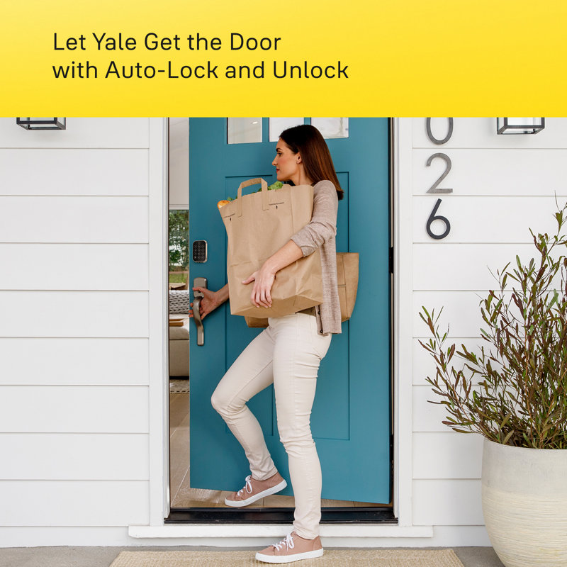 Assure Lock 2 Keypad With Bluetooth And Valdosta Lever, Satin Nickel