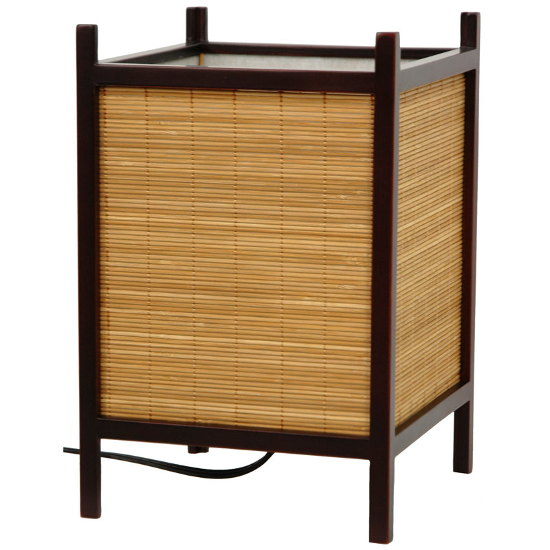 North Reading Solid Wood Table Lamp