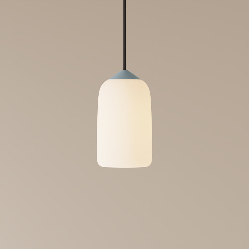 Goby Pendant Light, Sedona, 21" H x 9" W x 5.25" D, Black