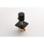 Valve de contrôle de volume de douche noir mat - fonte en métal 3/4 po, laiton. Débit très élevé, poignée réglable, contrôle précis de la température, spécification de fabrication en laiton noir, gestion de la température,