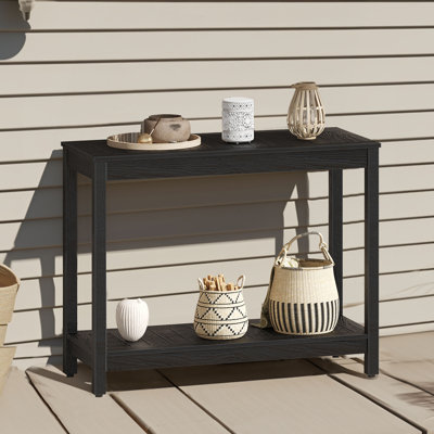 Charia 38.3" W Rectangular Outdoor Buffet & Console Table