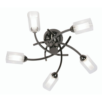 Warnant Glass Flush Mount