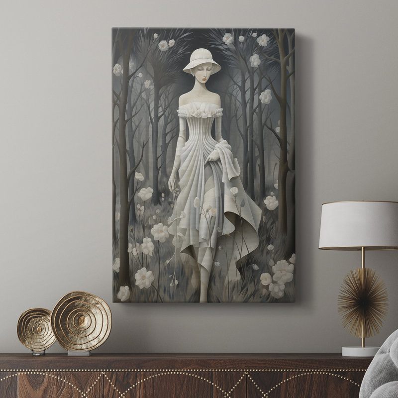 WOMEN Series DLxxi - Toile tendue avec châssis de qualité supérieure - Prêt à être accroché