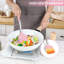 Ensemble d'ustensiles de cuisine en silicone 15 pièces, résistant à la chaleur antiadhésif, lavable au lave-vaisselle, sans BPA, rose