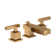 Cube 2 Widespread Bathroom Faucet with Drain Assembly