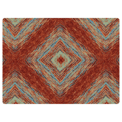 Textured Diamonds 35 in. x 47 in. 9 to 5 Desk Chair Mat
