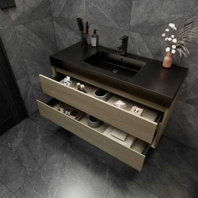 Golitz 48'' Single Bathroom Vanity with Stainless Steel Top